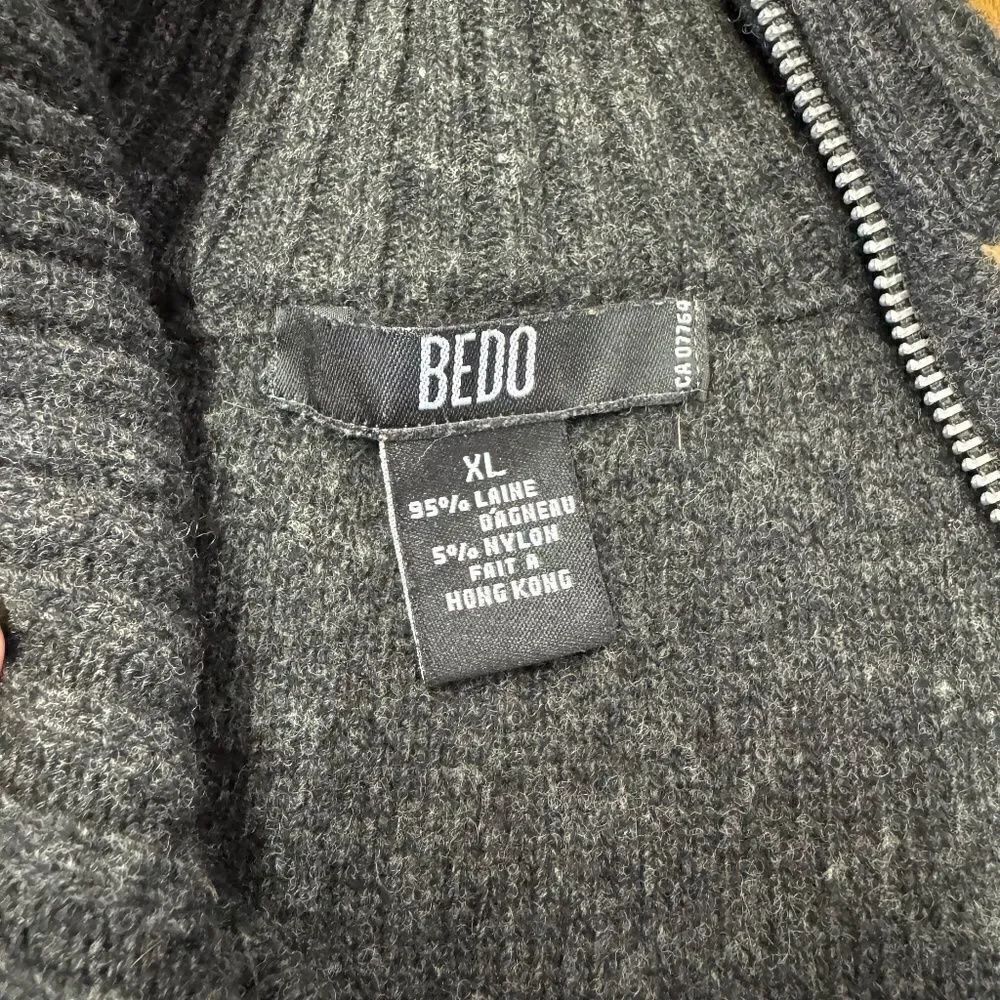 BEDO zipper mock turtle neck sweater - XL - Picture 4 of 6